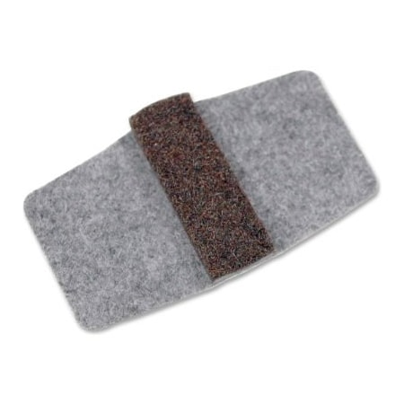 Lorell Lorell Wraparound Floor Savers - Gray - 16/Pack 49319